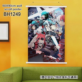 My Hero Academia anime wall scroll