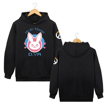 Overwatch D.VA long sleeve thick hoodie