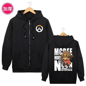 Overwatch Mccree long sleeve thick hoodie