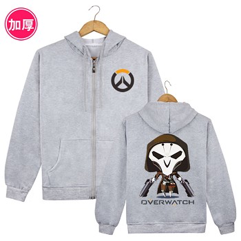 Overwatch Reaper long sleeve thick hoodie