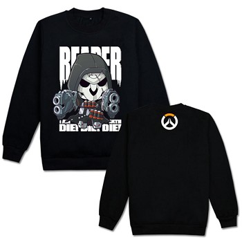 Overwatch Reaper long sleeve thick hoodie