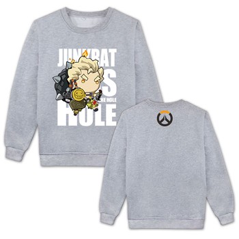 Overwatch Junkrat long sleeve thick hoodie