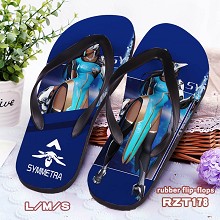 Overwatch Symmetra rubber flip-flops shoes slipper...