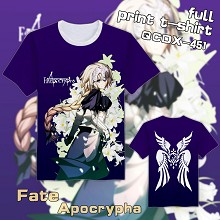 Fate Apocrypha anime short sleeve full print t-shirt