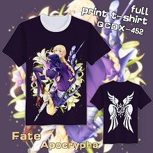Fate Apocrypha anime short sleeve full print t-shirt