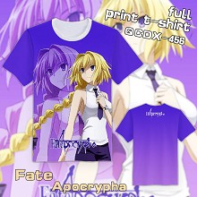 Fate Apocrypha anime short sleeve full print t-shirt