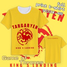 Game of Thrones short sleeve full print t-shirt