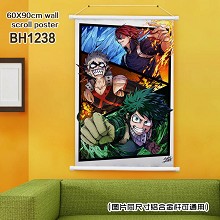 My Hero Academia anime wall scroll