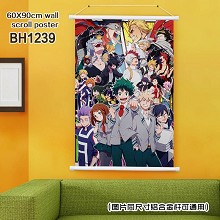 My Hero Academia anime wall scroll