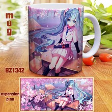 Vocaloid Hatsune Miku anime cup mug