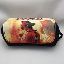 One Piece ACE anime pen bag