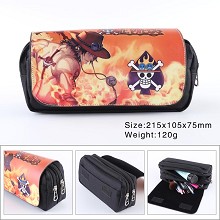 One Piece ACE anime pen bag