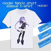 Hyperdimension Neptunia modal fabric short sleeve t-shirt