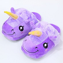 My Little Pony unicorn anime plush shoes slippers ...