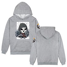 Overwatch Reaper long sleeve thick hoodie