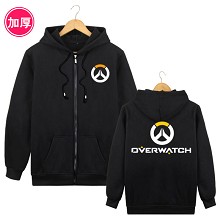 Overwatch long sleeve thick hoodie