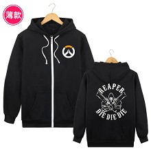 Overwatch Reaper long sleeve thin hoodie