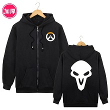 Overwatch Reaper long sleeve thick hoodie