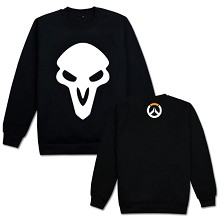 Overwatch Reaper long sleeve thick hoodie