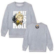 Overwatch Junkrat long sleeve thick hoodie