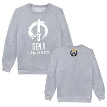 Overwatch Genji long sleeve thick hoodie