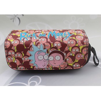 Rick and Morty anime pen bag