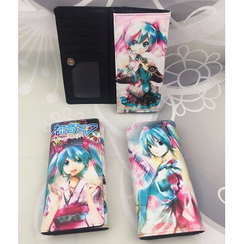 Hatsune Miku anime long wallet