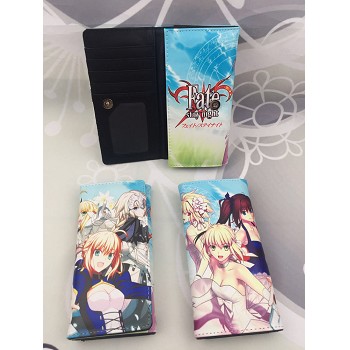 Fate stay night anime long wallet