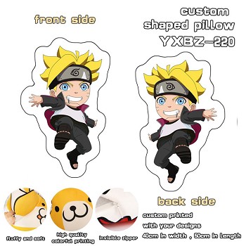 Naruto anime custom shaped pillow