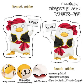 Gintama anime custom shaped pillow