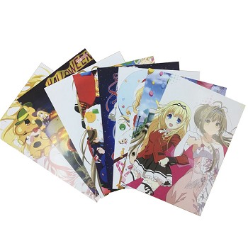 Amagi Brilliant Park anime posters(8pcs a set)