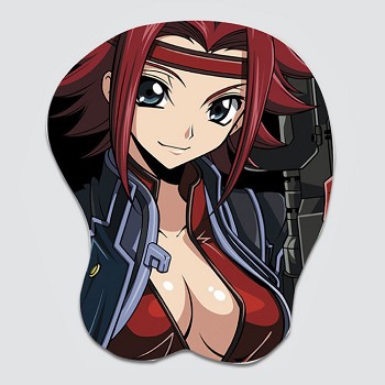 Code Geass 3D anime silicone mouse pad