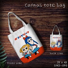 POP TEAM EPIC anime canvas tote bag shopping bag