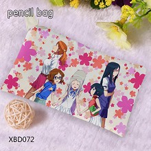 AnoHana anime pen bag pencil bag