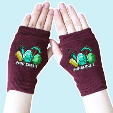 Minecraft gloves a pair