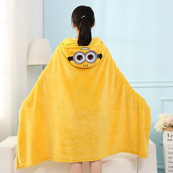 Despicable Me coral fleece velvet blanket summer quilt