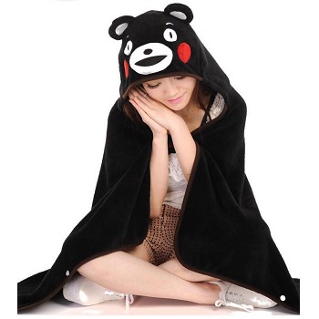 Kumamon coral fleece velvet blanket summer quilt