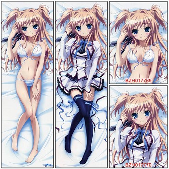 The cartoon anime two-sided sexy long pillow