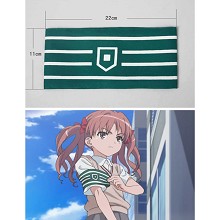 Toaru Kagaku no Rail anime cos sleeve emblem armba...