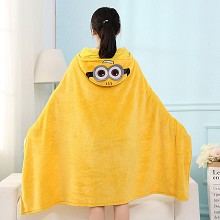 Despicable Me coral fleece velvet blanket summer q...