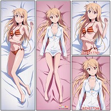 The cartoon anime two-sided sexy long pillow