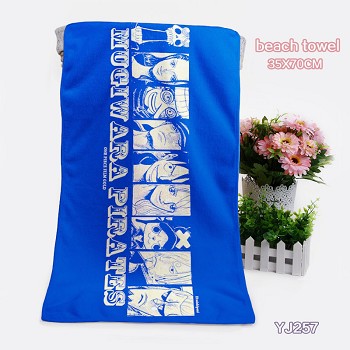 One Piece anime towel