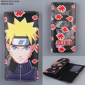 Naruto anime long wallet