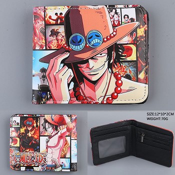 One Piece ACE anime wallet