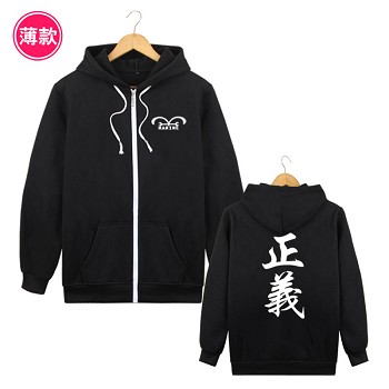 One Piece anime thin hoodie cloth