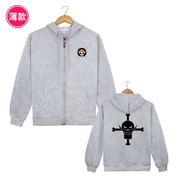 One Piece Edward Newgate anime thin hoodie cloth