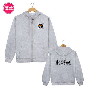 One Piece anime thin hoodie cloth