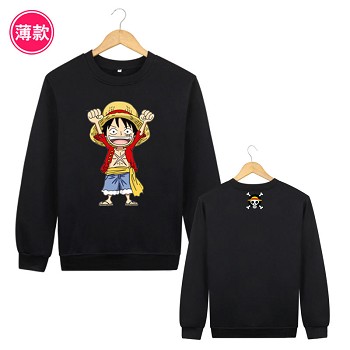 One Piece Luffy anime thin hoodie cloth