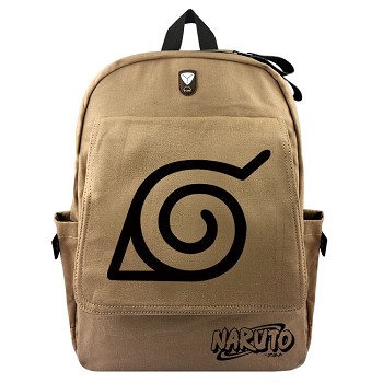 Naruto anime canvas backpack bag