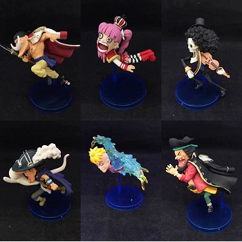 One Piece anime figures set(6pcs a set)